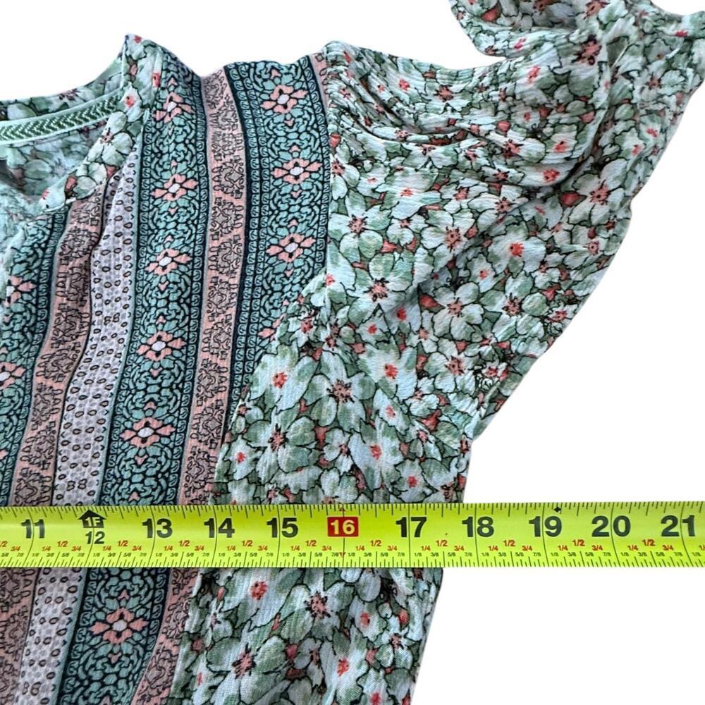 Knox Rose Boho Floral Tiered Dress – Size M - Picture 2 of 4